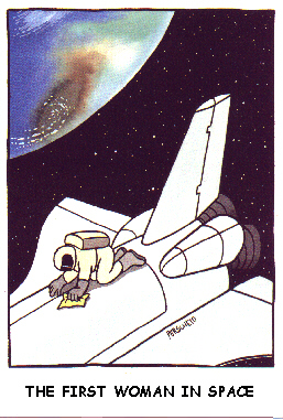 Ellas en el espacio...